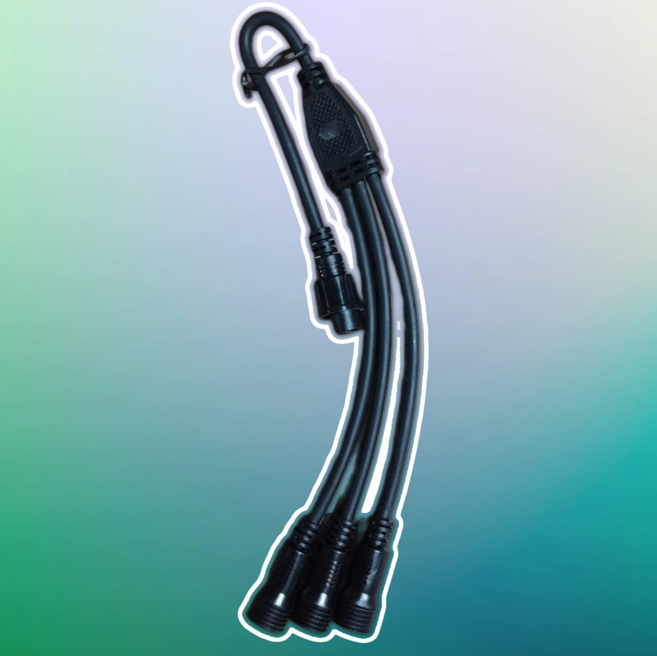 Dây Cáp Điện 1 Đầu Nối Chia 3 Dùng Nối Đèn LED Cho Vườn Ánh Sáng / Light Garden