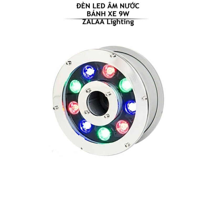 Đèn Led Âm Nước Bánh Xe từ 6W đến 18W - Chất Lượng Cao