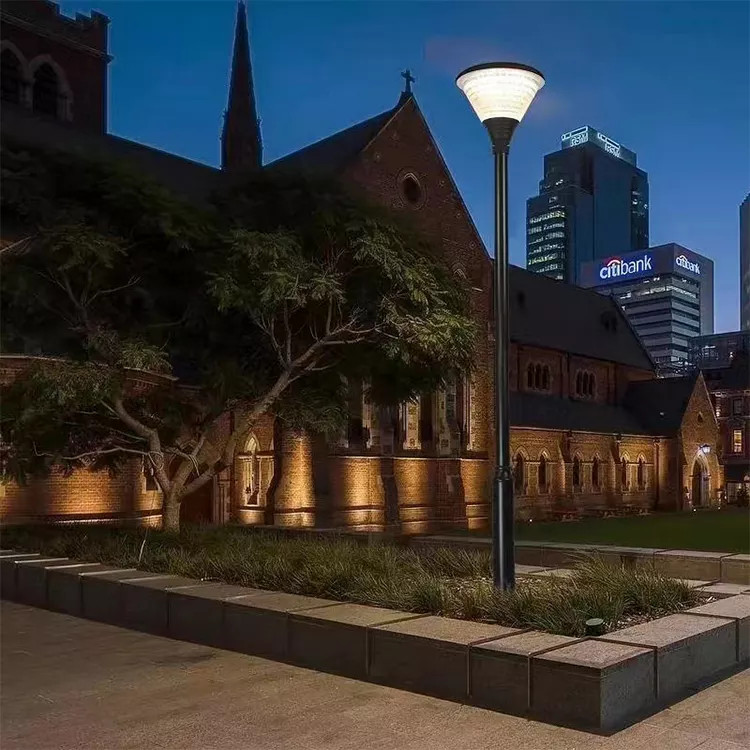 Đèn Cảnh Quan Sân Vườn Năng Lượng Mặt Trời ZG-GGD001 ZALAA cho cột cao 2-4m