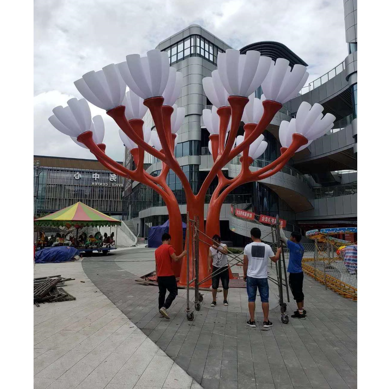 Đèn Cảnh Quan ZALAA Mô Phỏng Cây Ngô Đồng Cảnh ZCQ-HH1022 Sycamore Trees Lighting