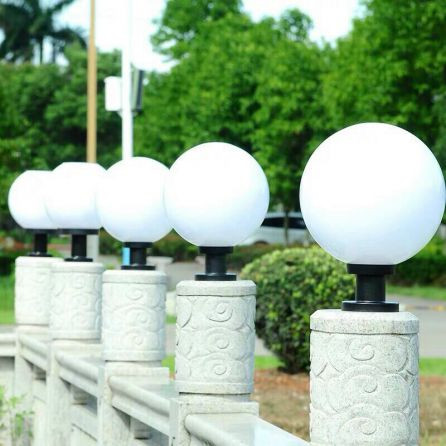 Đèn Trụ Cổng Cầu Đục D300, đuôi đèn E27