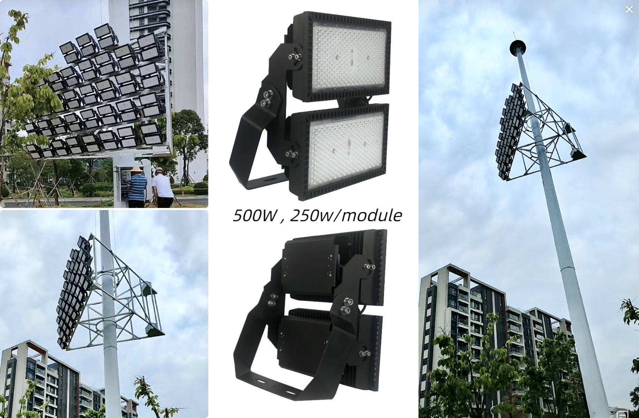 Đèn Chiếu Sáng Sân Thể Thao có giải pháp Smart Lighting SOGA Kết Nối 4G ZALAA