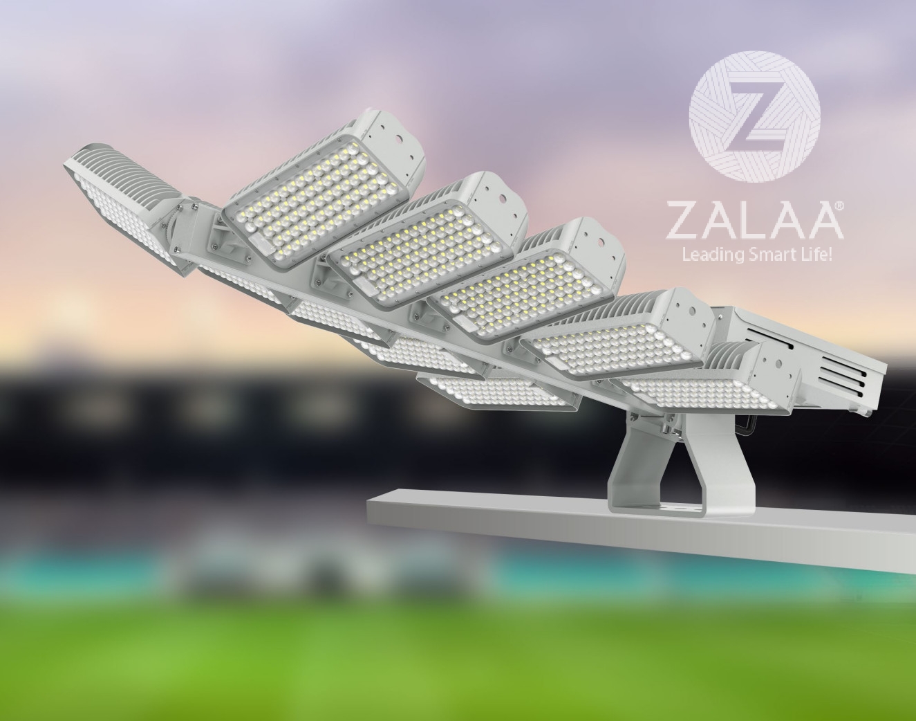 Đèn Chiếu Sáng Sân Thể Thao có giải pháp Smart Lighting SOGA Kết Nối 4G ZALAA