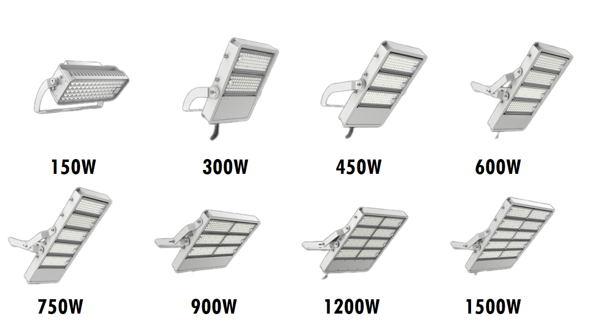 Đèn Chiếu Sáng Sân Thể Thao Thông Minh Jaguar ZSG-Jr 150W đến 1500W Zalaa/Soga Smart Lighting