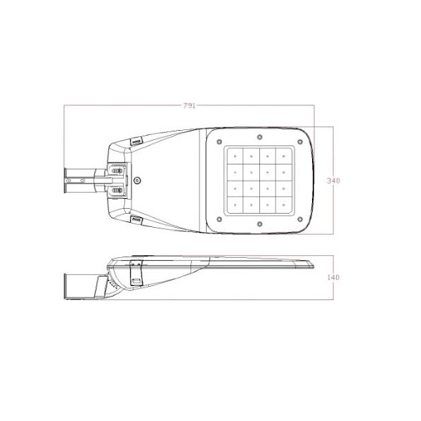 Đèn Đường LED 120W ZSTL-100GG ZALAA - Sản xuất theo đơn đặt hàng