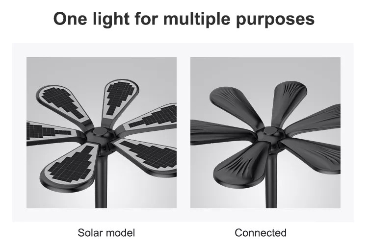 Đèn Đường LED Kiểu Dáng Bông Hoa 6 Cánh Hiện Đại ZG-TYD5005-6 AC220V 420W ZALAA Cho cột cao 6-10m