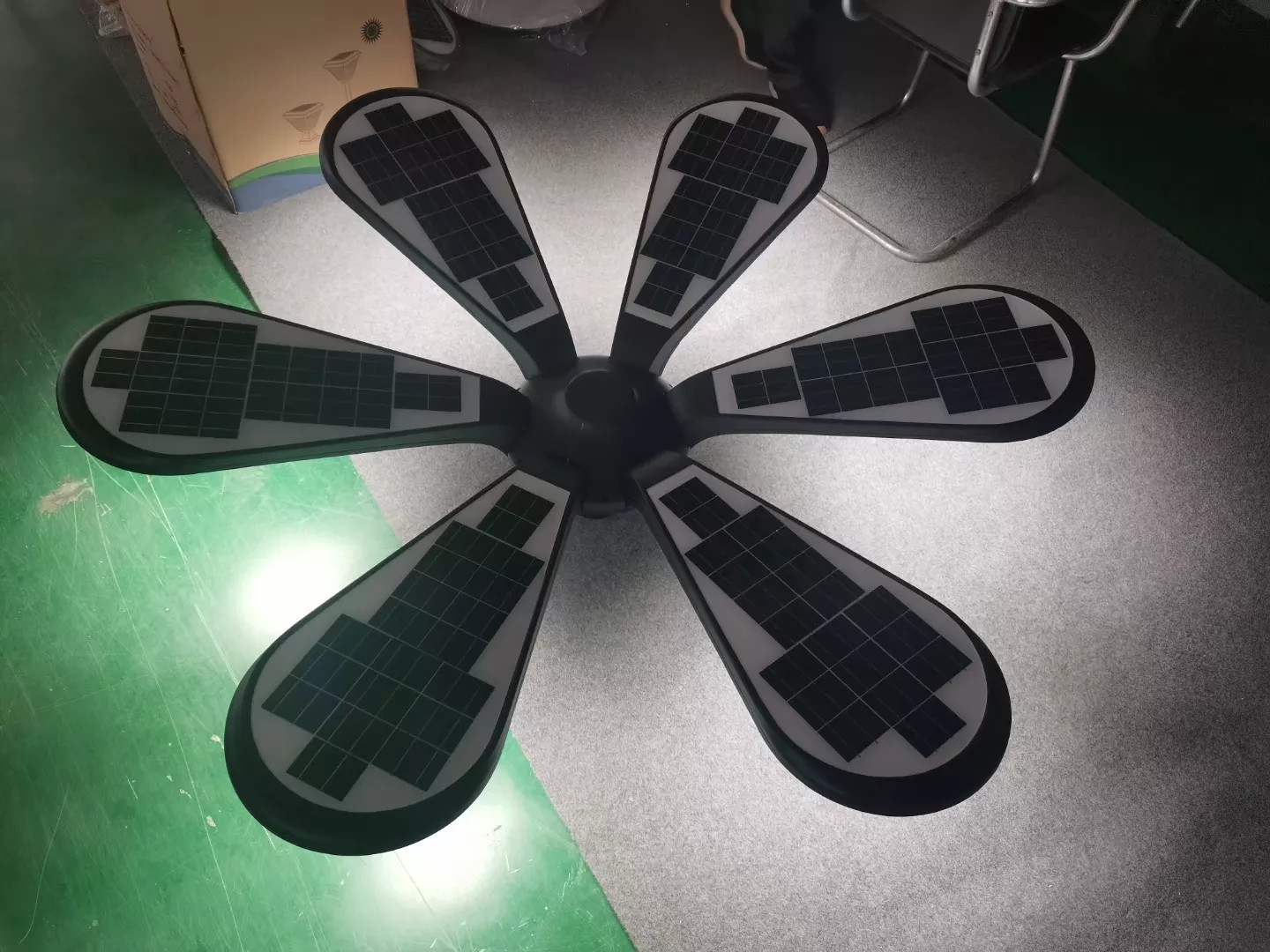 Đèn Công Viên Kiểu Dáng Bông Hoa 6 Cánh Hiện Đại ZG-TYD5005-6 96W ZALAA Solar Garden Cho cột cao 6-10m