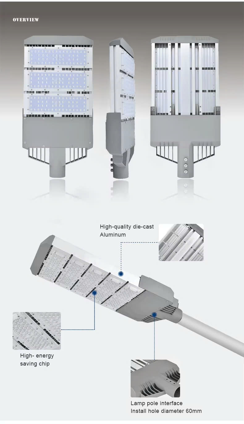 Đèn đường LED OEM Meanwell Cree mã ZODER054-150w ZALAA