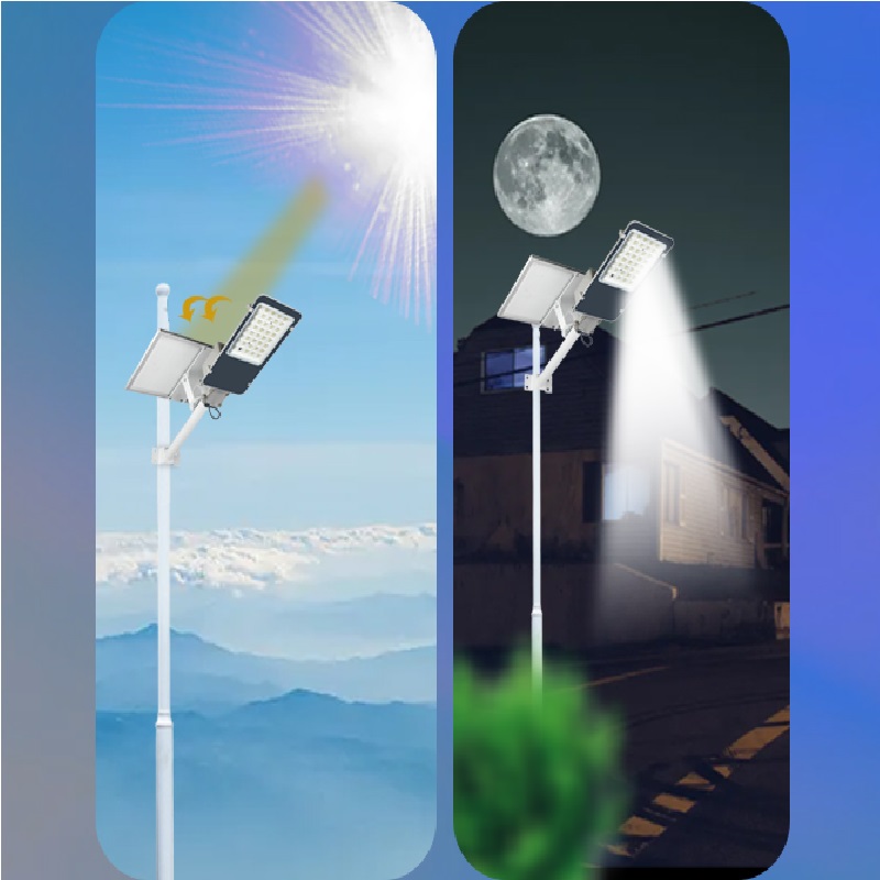 Đèn Đường Nông Thôn Mới sử dụng Năng Lượng Mặt Trời 60W ZSTS-60GG ZALAA