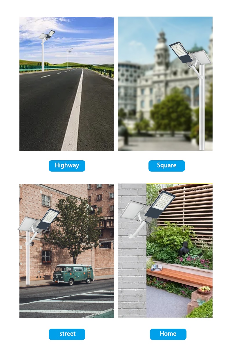 Đèn Đường Nông Thôn Mới sử dụng Năng Lượng Mặt Trời 60W ZSTS-60GG ZALAA