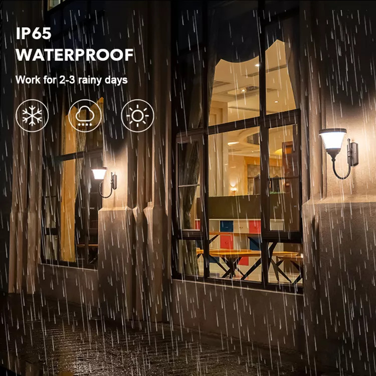 Đèn Gắn Cửa Cột Ngoài Trời Năng Lượng Mặt Trời Zalaa ZG-BD2106-1