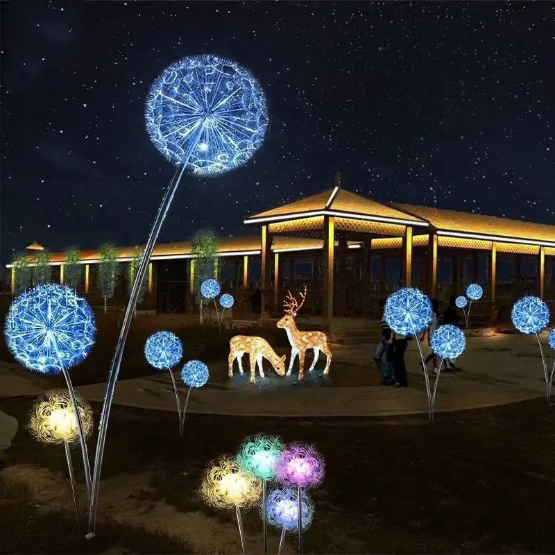 Đèn hoa Bồ công anh D1500mm RGB Inox 304