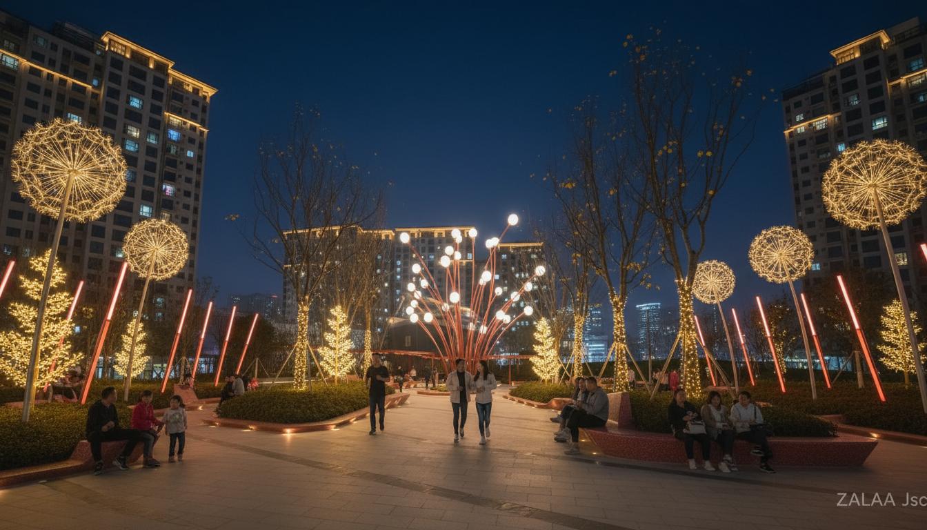 Đèn hoa Bồ công anh D1500mm RGB Inox 304