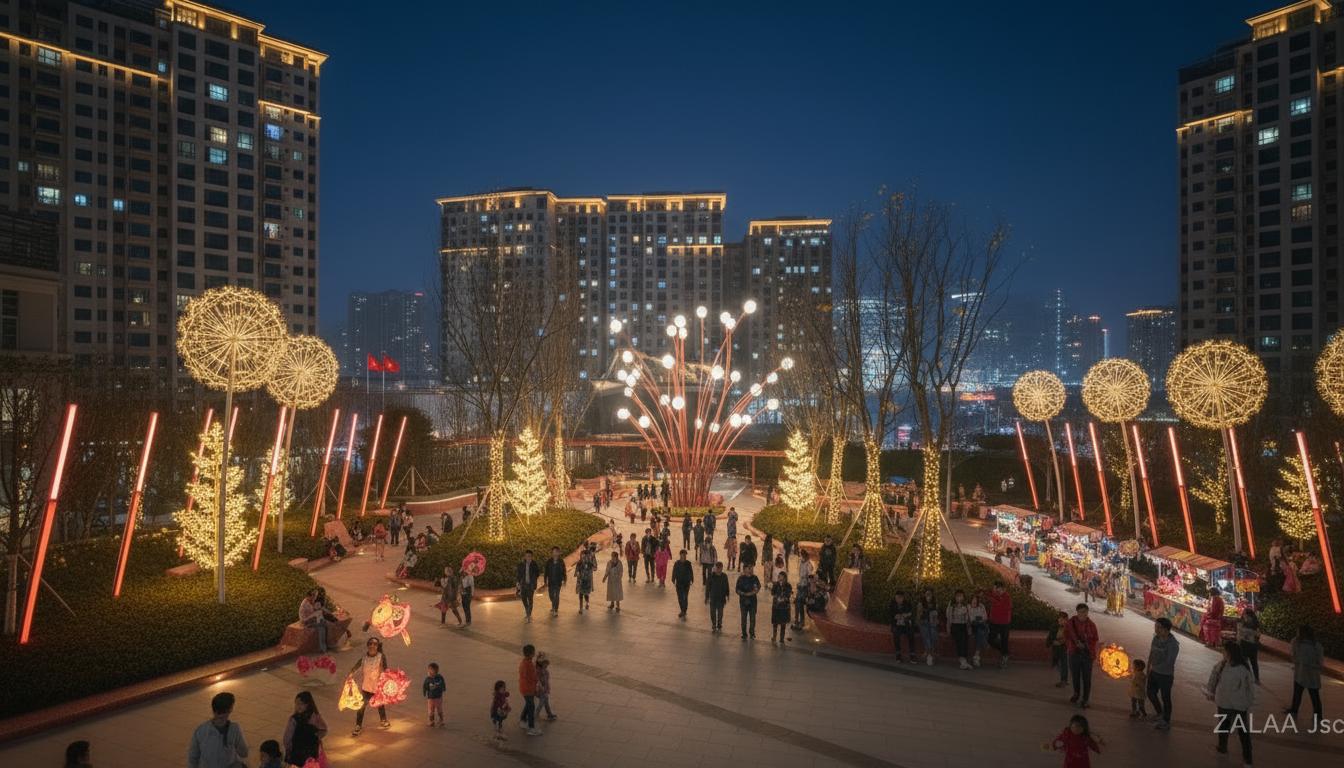 Đèn hoa Bồ công anh D1500mm RGB Inox 304