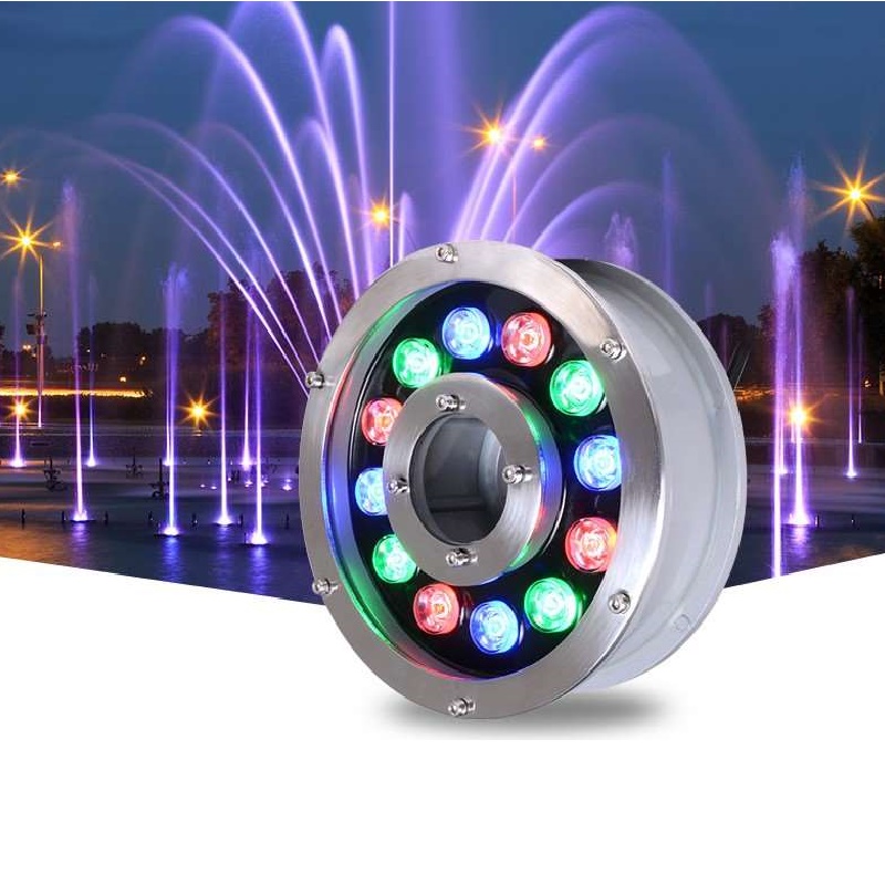 Đèn Led Âm Nước Bánh Xe 12W Mã sản phẩm ZANBX-12W