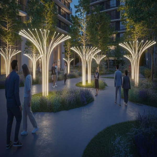 Đèn LED Cây Ánh Sáng Trang Trí Cảnh Quan ZL-LDT-M01 IP66 Nghệ Thuật - ZALAA OEM/ODM LED Tree Lights