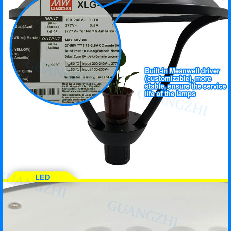 Đèn LED Chiếu Sáng Công Viên, Trang Trí Cảnh Quan ZAT-1030 20-60W H3-6M ZALAA