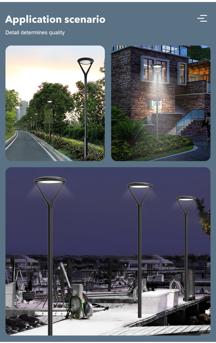 Đèn LED Chiếu Sáng Công Viên, Trang Trí Cảnh Quan ZAT-1038 30-100W H3-6M ZALAA