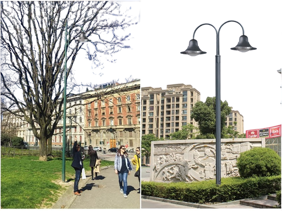 Đèn LED Chiếu Sáng Công Viên, Trang Trí Cảnh Quan ZAT-1039 20-60W H3-6M ZALAA