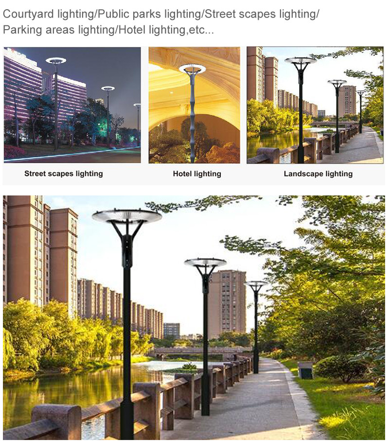 Đèn LED Chiếu Sáng Công Viên, Trang Trí Cảnh Quan ZAT-1042b 50-60W H3-6M ZALAA