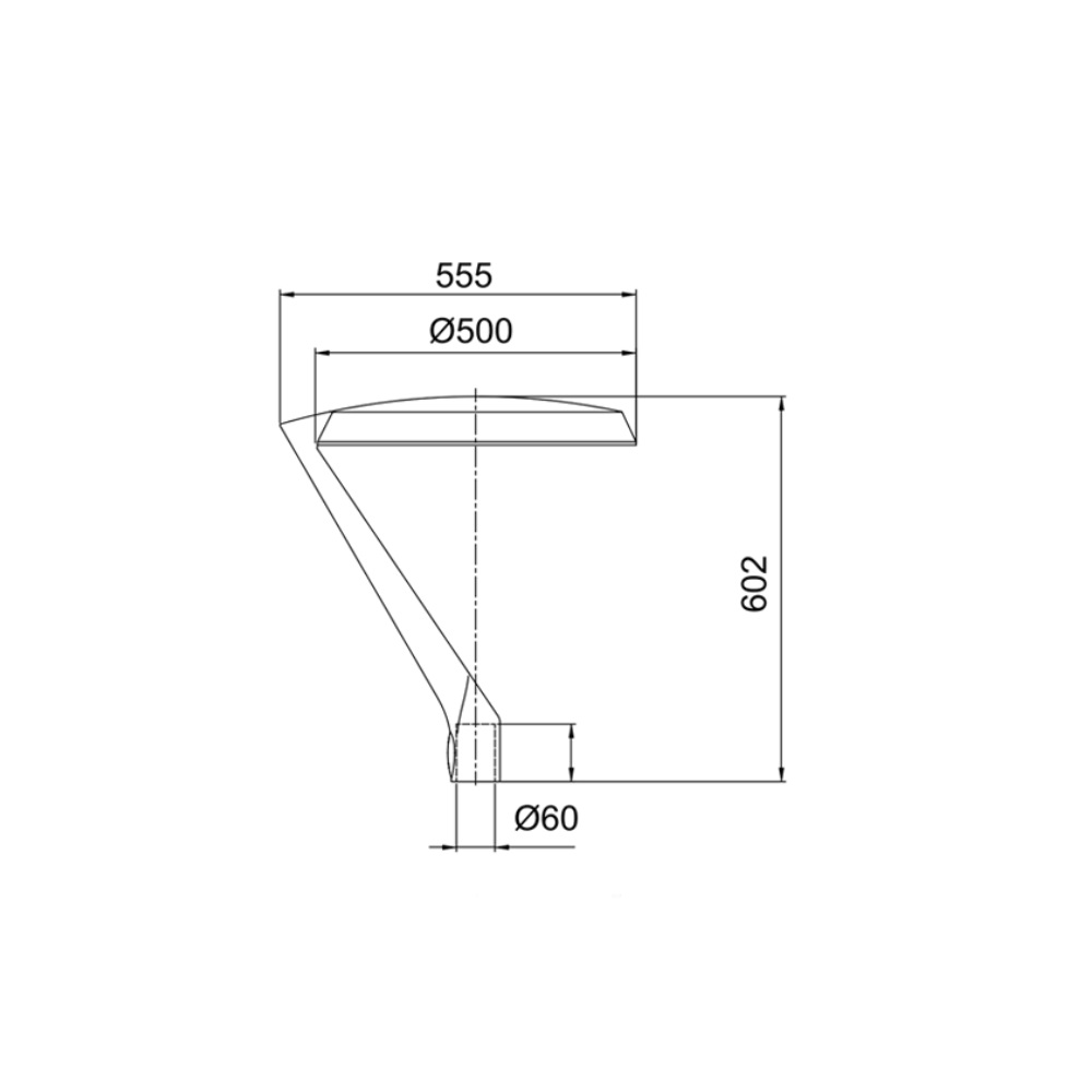Đèn LED Chiếu Sáng Công Viên, Trang Trí Cảnh Quan ZAT-1043 20-80W H3-6M ZALAA