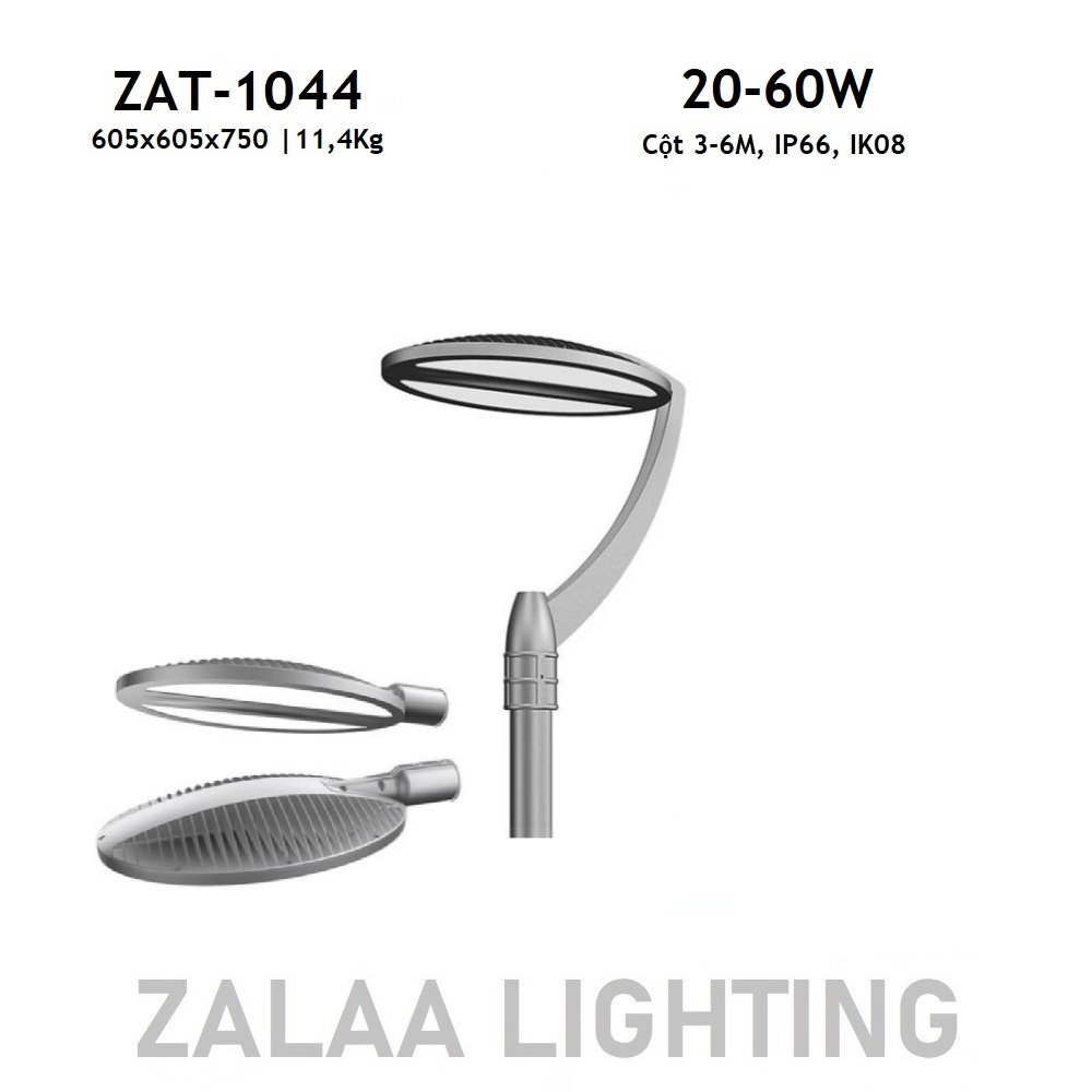 Đèn LED Chiếu Sáng Công Viên, Trang Trí Cảnh Quan ZAT-1044 20-60W H3-6M ZALAA