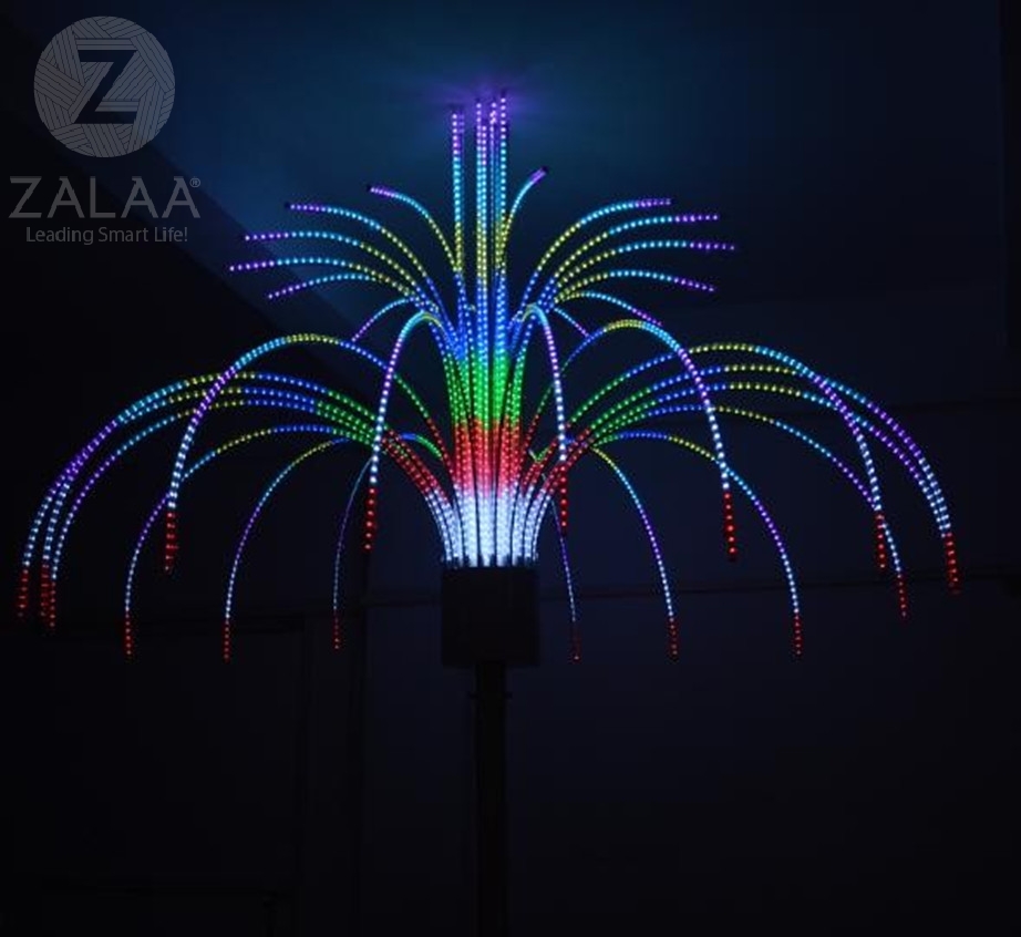 Đèn LED Đài Phun Nước kiểu pháo hoa ZALAA ZCSV-DPN | Giải pháp chiếu sáng và trang trí cảnh quan trung tâm