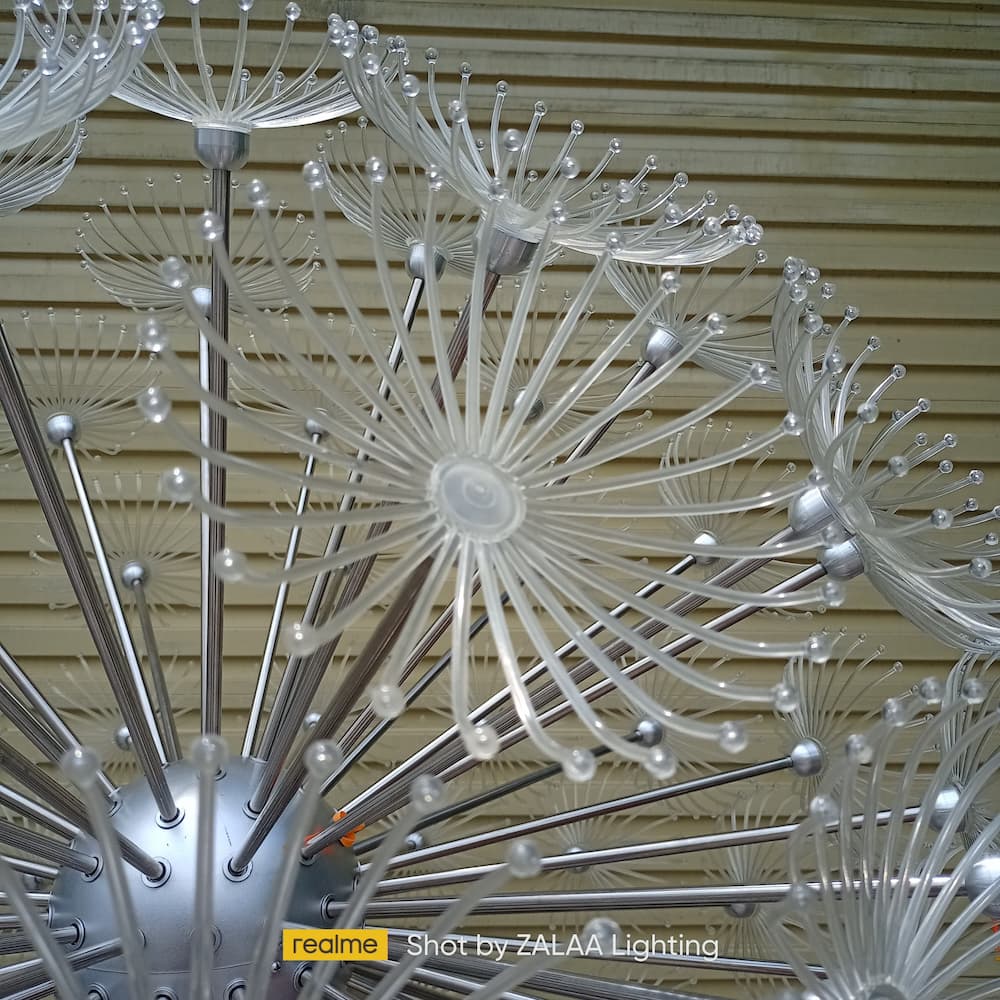 Đèn LED Dandelion Bông Hoa Bồ Công Anh D1.2m, Ánh sáng đổi màu RGB, Giải pháp chiếu sáng cảnh quan kiểu mới