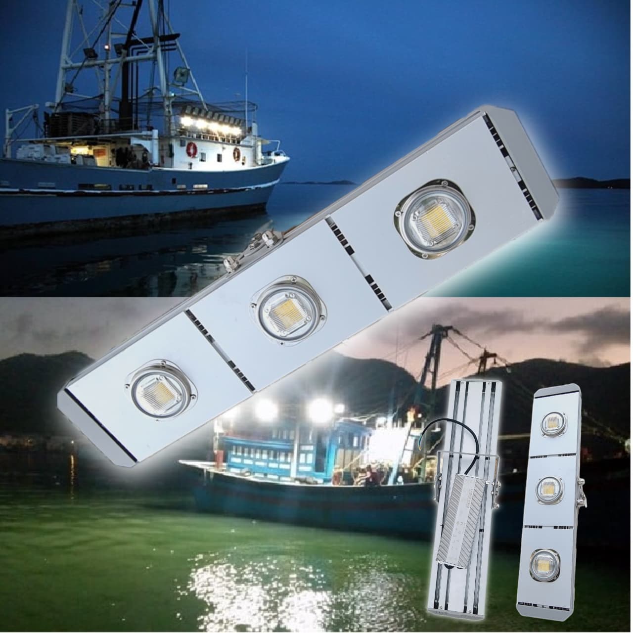 Đèn LED Đánh Cá 300W ZALAA SFL-300COB | IP66, IK08, 135lm/W, 40.500lm