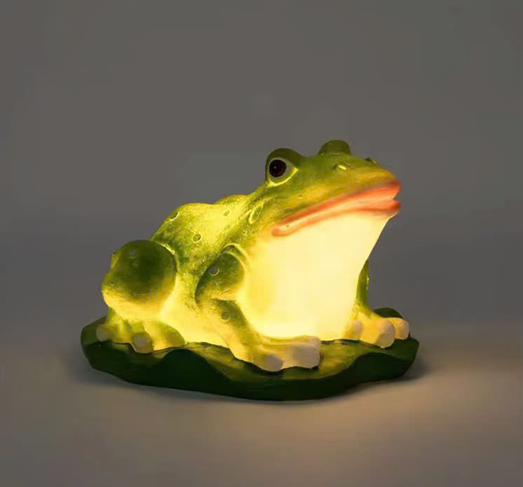 Đèn LED Fiberglass Sợi Thủy Tinh Nhựa tạo hình 3D Con Ếch Frog phát sáng Zalaa dành cho Dự án Vườn Ánh Sáng