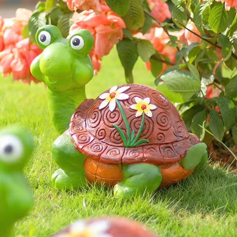 Đèn LED Fiberglass Sợi Thủy Tinh Nhựa tạo hình 3D Con Rùa Turtle phát sáng Zalaa dành cho Dự án Vườn Ánh Sáng