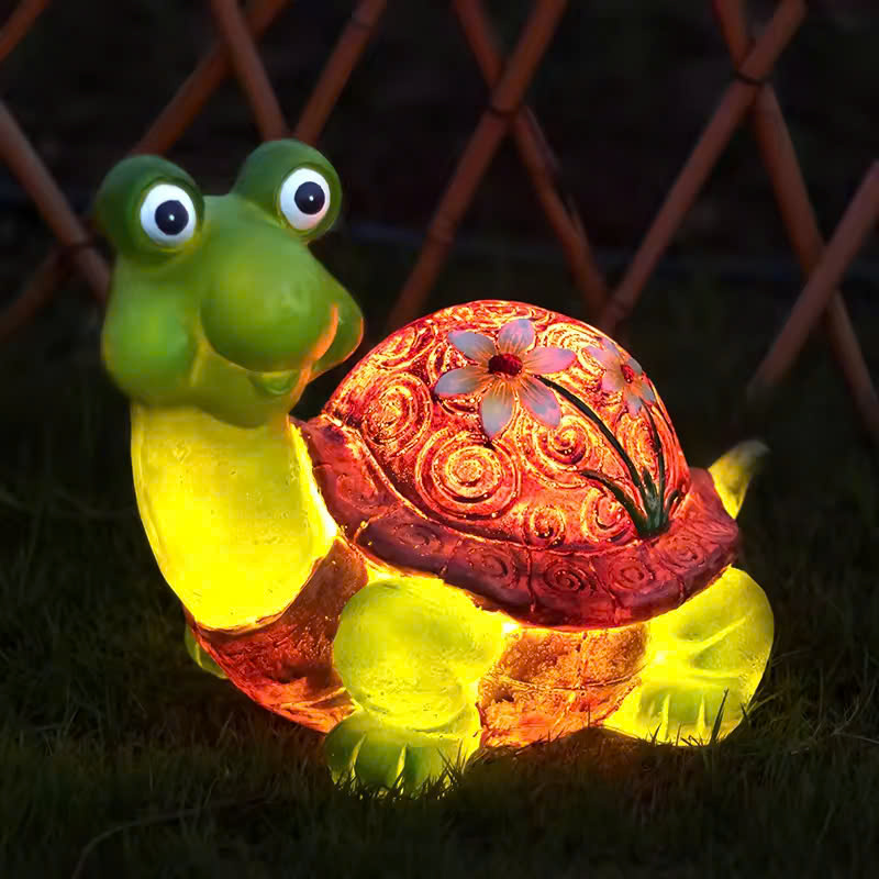 Đèn LED Fiberglass Sợi Thủy Tinh Nhựa tạo hình 3D Con Rùa Turtle phát sáng Zalaa dành cho Dự án Vườn Ánh Sáng