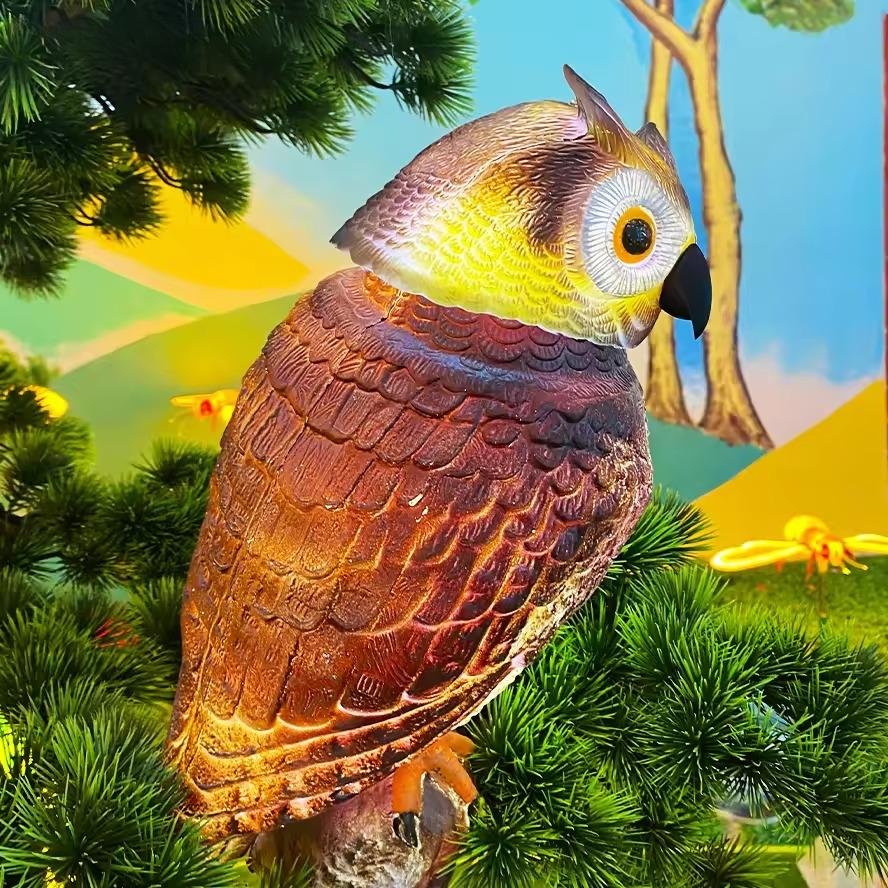Đèn LED Hình Chim Cú Owl Catbird Năng Động ZALAA Cho Dự Án Chiếu Sáng Cảnh Quan Sân Vườn