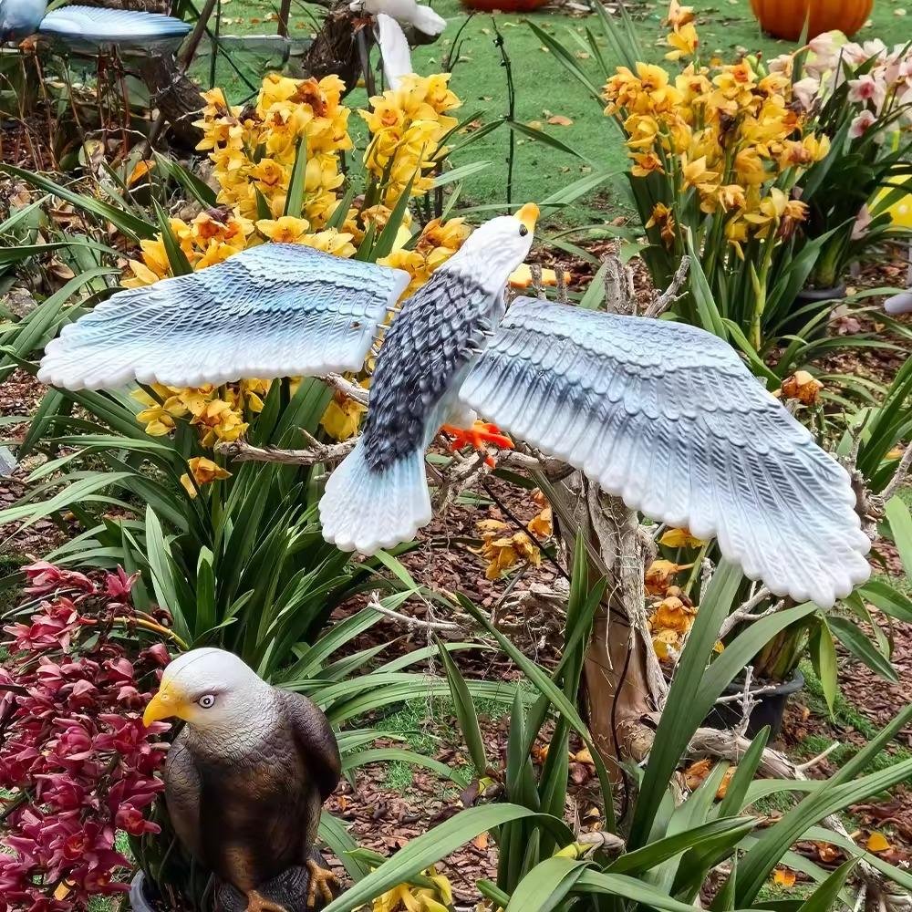 Đèn LED ZALAA Mô Phỏng Chim Đại Bàng Eagle Có Chuyển Động và Âm Thanh cho Cảnh Quan Ngoại Thất