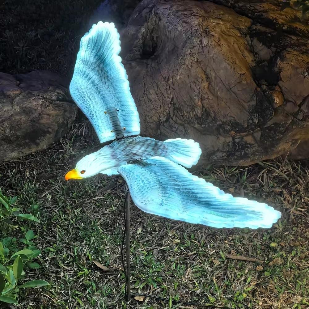 Đèn LED ZALAA Mô Phỏng Chim Đại Bàng Eagle Có Chuyển Động và Âm Thanh cho Cảnh Quan Ngoại Thất