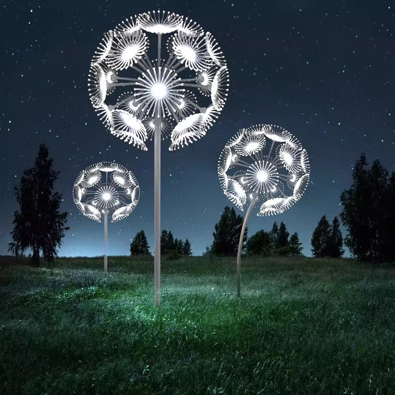 Đèn LED Hoa Bồ Công Anh Dandelion Sợi Quang Lớn D30cm-300cm | Báo Giá