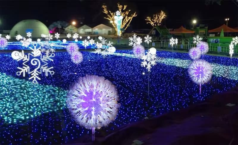 Đèn LED Hoa Bồ Công Anh Dandelion Sợi Quang Nhỏ D30cm-100cm | Báo Giá