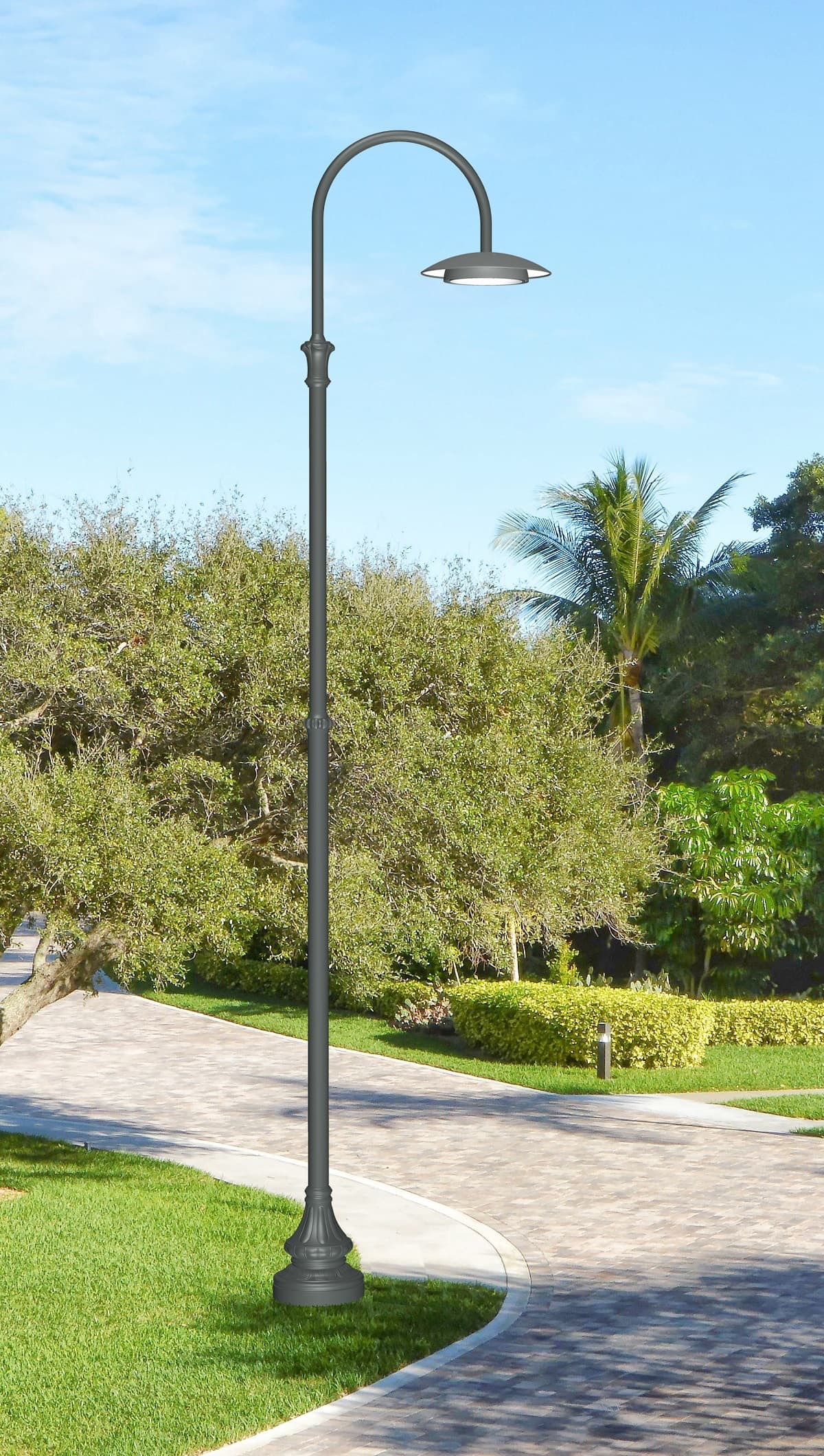 ĐÈN LED LUNA - Bóng cho cột đèn trang trí đường phố, đô thị, bãi đậu xe, công viên, cảnh quan sân vườn