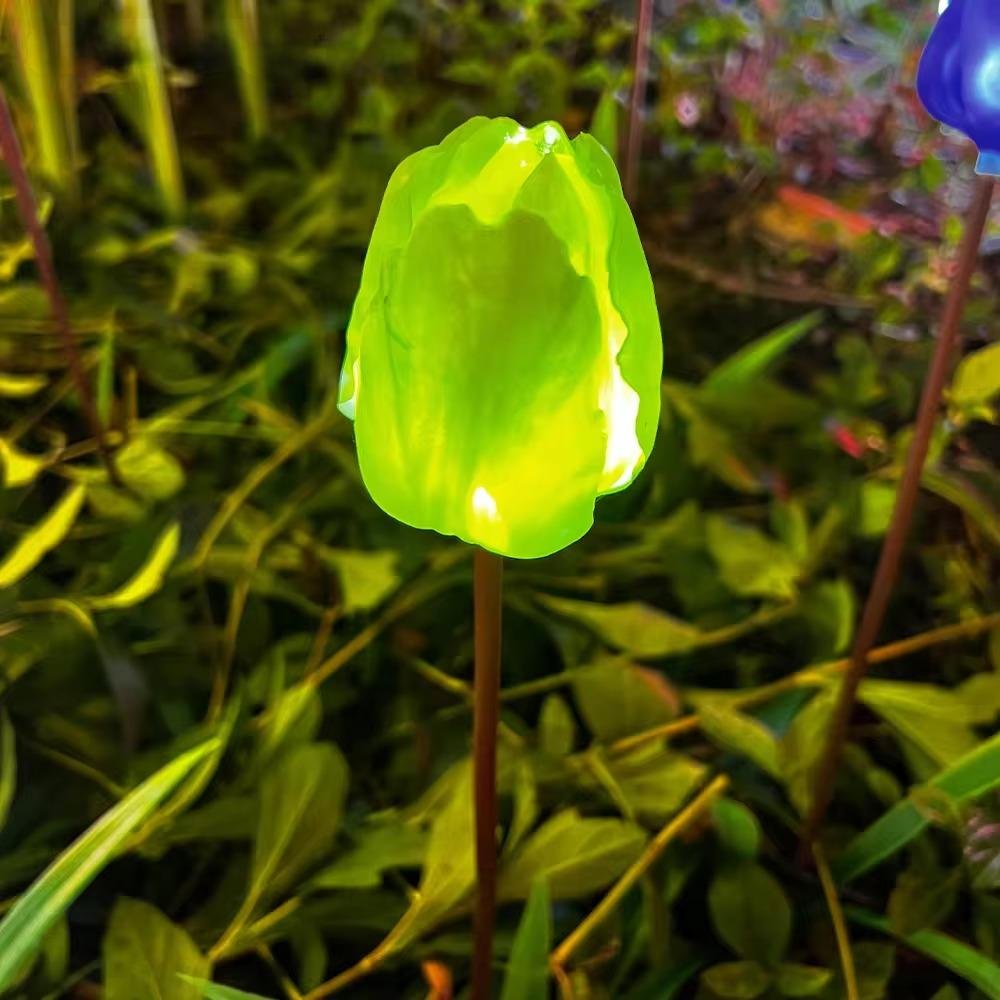 Đèn LED Mô Phỏng Bông Hoa Tulip - Simulation Tulips Light cho Vườn Ánh Sáng Zalaa Light Garden