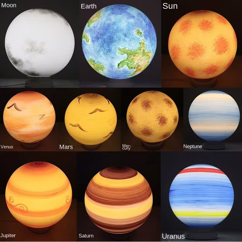 Đèn LED Mô Phỏng Các Hành Tinh phát sáng trang trí cảnh quan sân vườn Zalaa ZMP-Planet-Lights