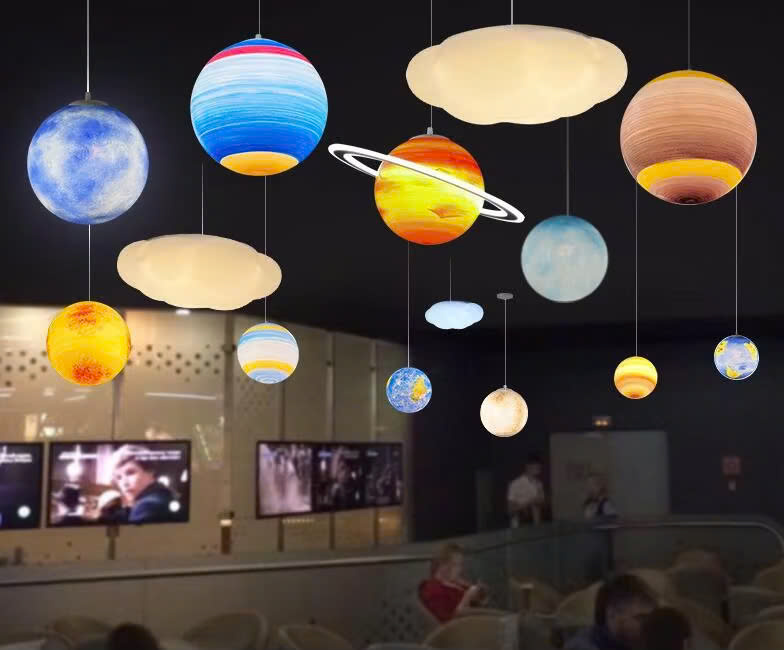 Đèn LED Mô Phỏng Các Hành Tinh phát sáng trang trí cảnh quan sân vườn Zalaa ZMP-Planet-Lights