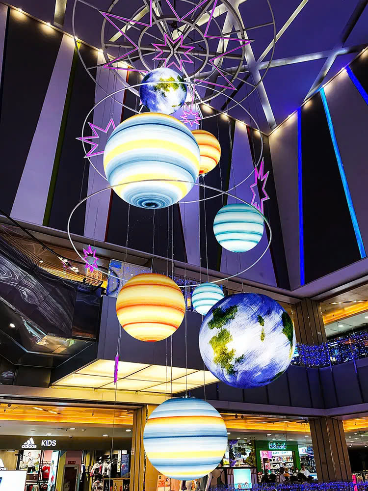 Đèn LED Mô Phỏng Các Hành Tinh phát sáng trang trí cảnh quan sân vườn Zalaa ZMP-Planet-Lights