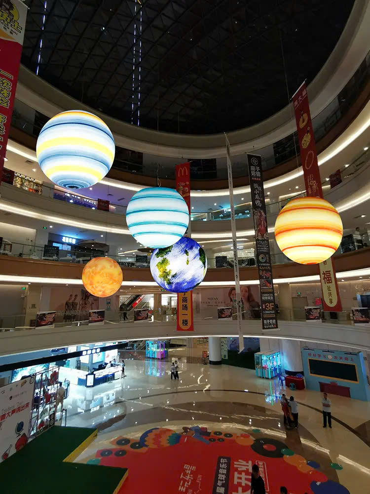 Đèn LED Mô Phỏng Các Hành Tinh phát sáng trang trí cảnh quan sân vườn Zalaa ZMP-Planet-Lights