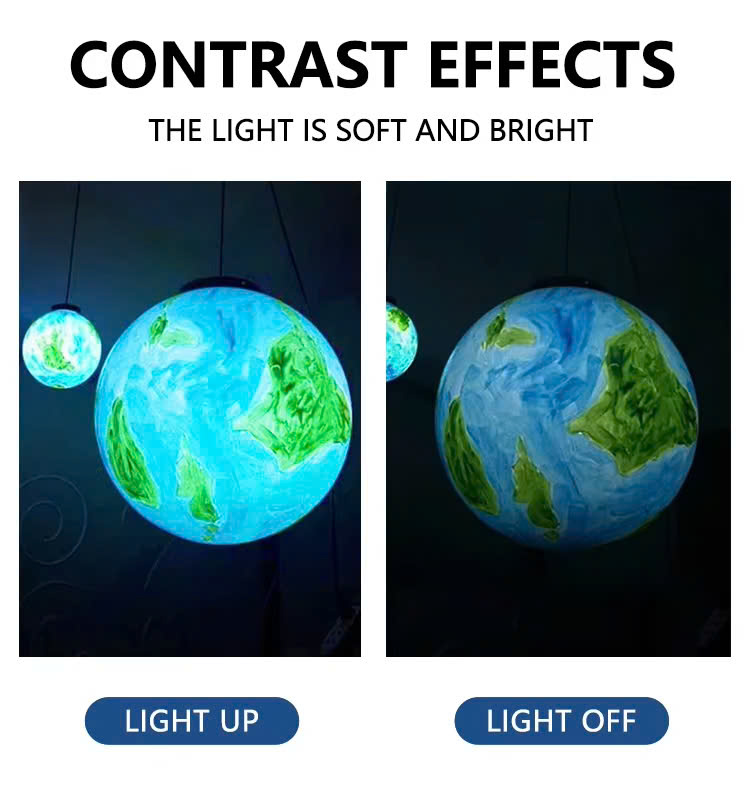 Đèn LED Mô Phỏng Các Hành Tinh phát sáng trang trí cảnh quan sân vườn Zalaa ZMP-Planet-Lights