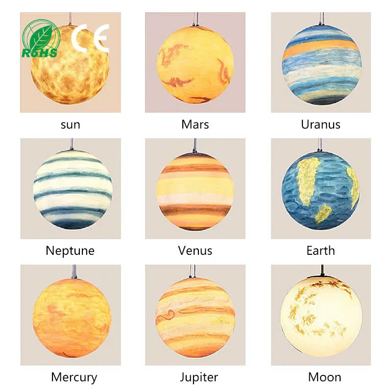 Đèn LED Mô Phỏng Các Hành Tinh phát sáng trang trí cảnh quan sân vườn Zalaa ZMP-Planet-Lights