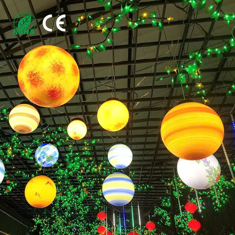 Đèn LED Mô Phỏng Các Hành Tinh phát sáng trang trí cảnh quan sân vườn Zalaa ZMP-Planet-Lights