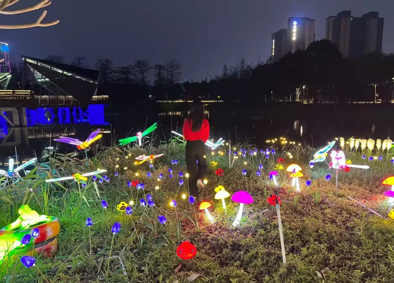 Đèn LED Mô Phỏng Hình Cây Nấm - Simulation Mushrooms Light cho Vườn Ánh Sáng Zalaa Light Garden