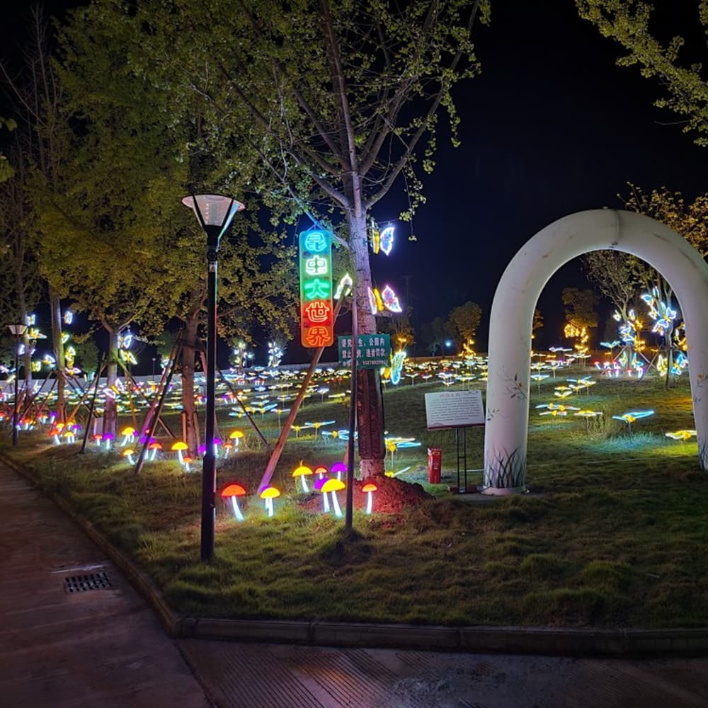 Đèn LED Mô Phỏng Hình Cây Nấm - Simulation Mushrooms Light cho Vườn Ánh Sáng Zalaa Light Garden