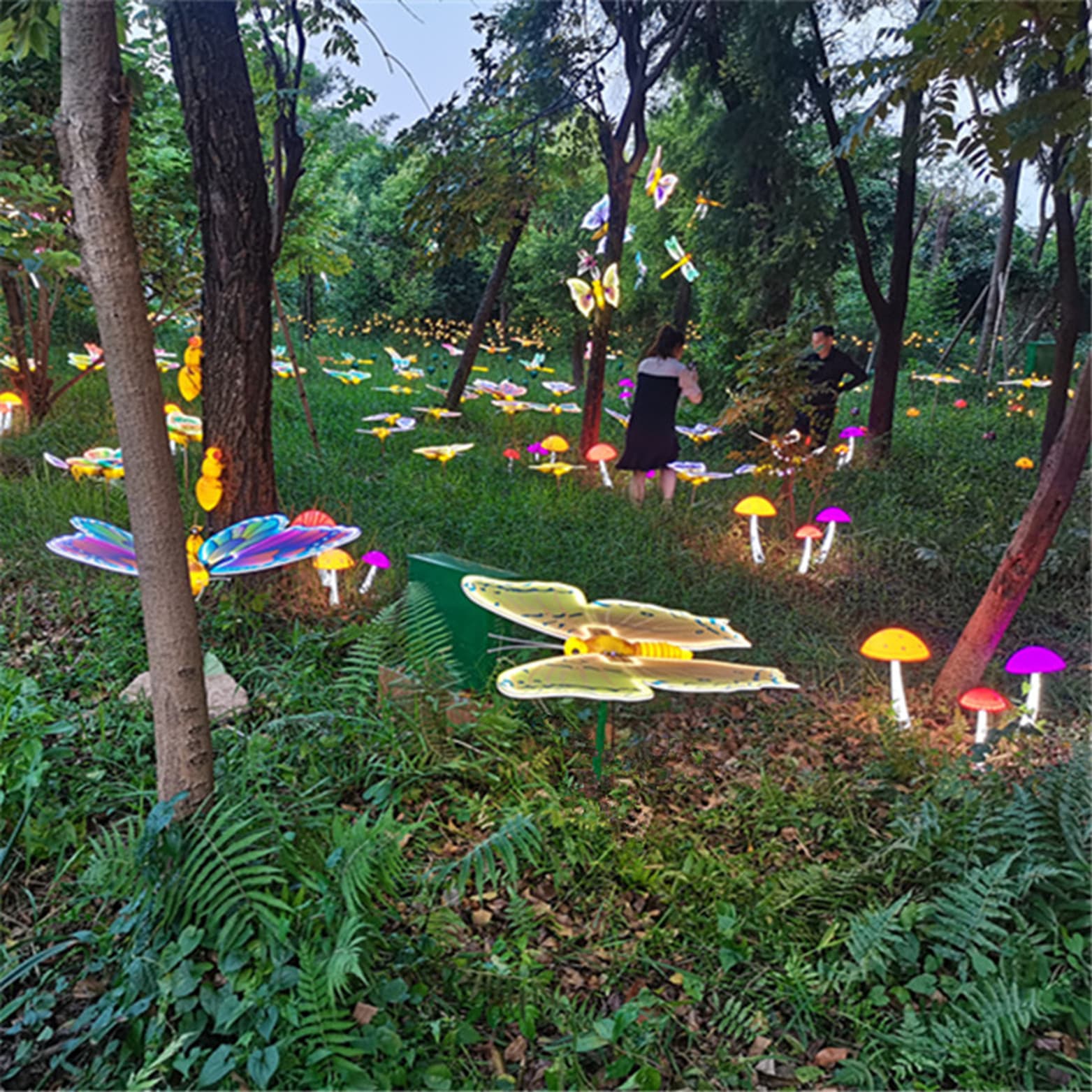 Đèn LED Mô Phỏng Hình Cây Nấm - Simulation Mushrooms Light cho Vườn Ánh Sáng Zalaa Light Garden