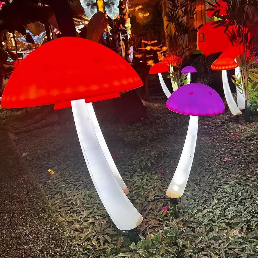 Đèn LED Mô Phỏng Hình Cây Nấm - Simulation Mushrooms Light cho Vườn Ánh Sáng Zalaa Light Garden